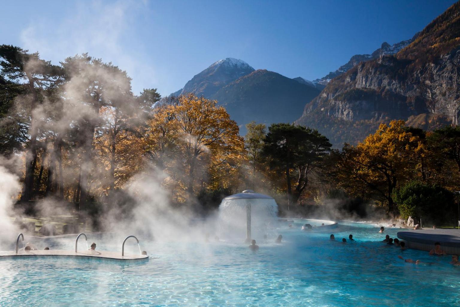 แกรนด์โฮเต็ล เด แบ็ง Hotel Lavey-les-Bains ภายนอก รูปภาพ