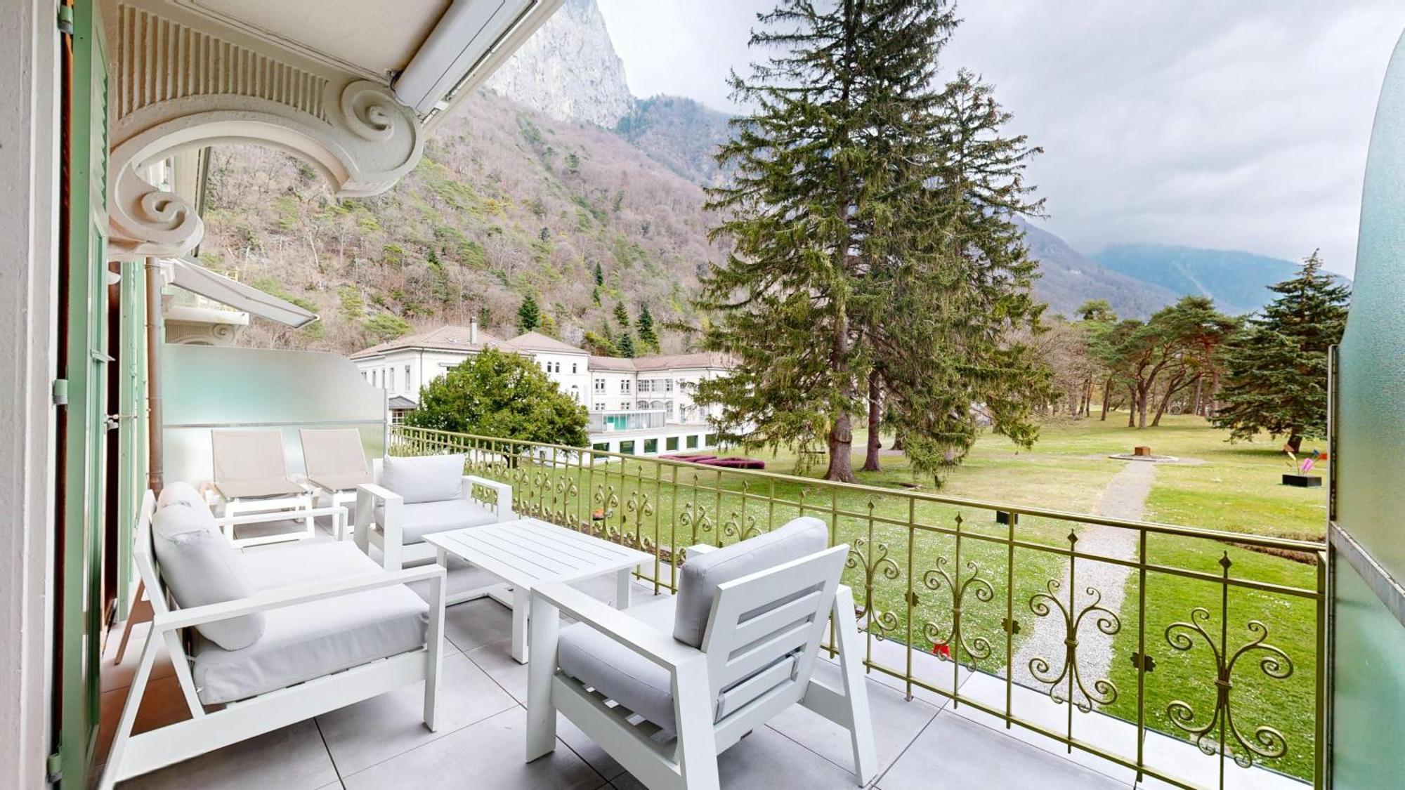แกรนด์โฮเต็ล เด แบ็ง Hotel Lavey-les-Bains ภายนอก รูปภาพ
