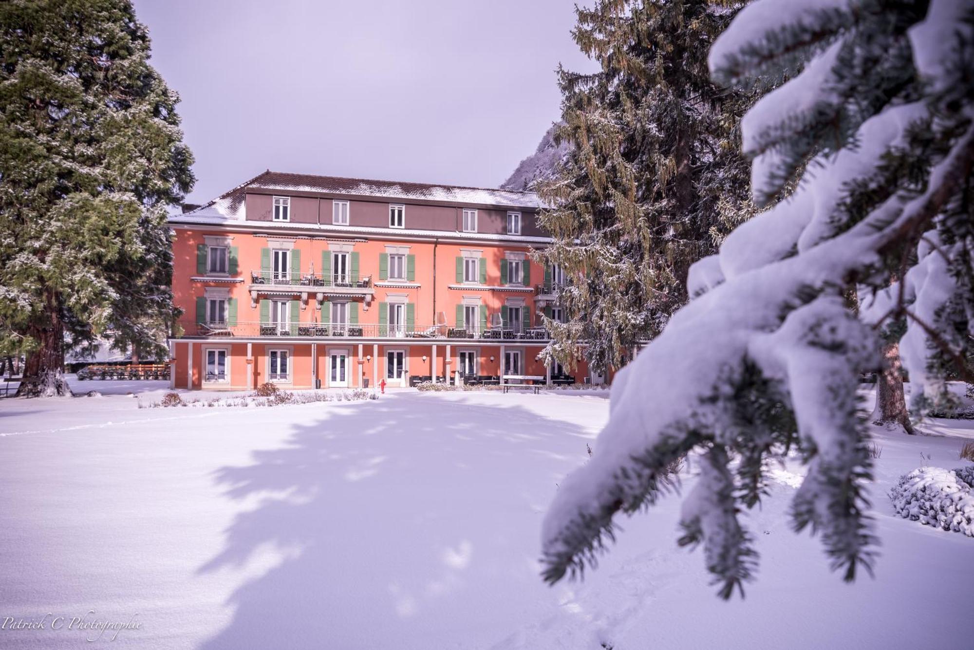 แกรนด์โฮเต็ล เด แบ็ง Hotel Lavey-les-Bains ภายนอก รูปภาพ