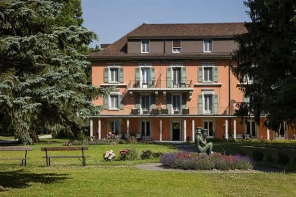 แกรนด์โฮเต็ล เด แบ็ง Hotel Lavey-les-Bains ภายนอก รูปภาพ
